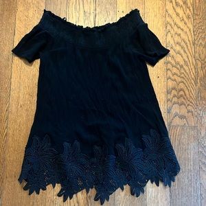 Off the shoulder INC top